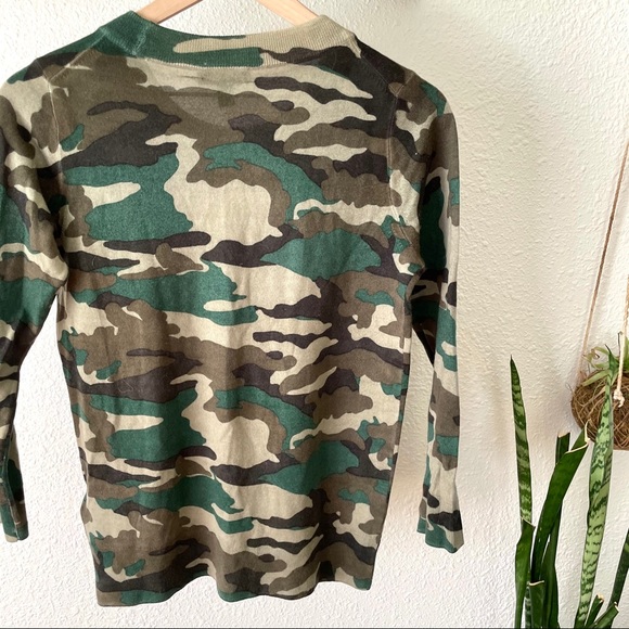 J Crew Merino wool Camo sweater NWOT - Picture 5 of 11